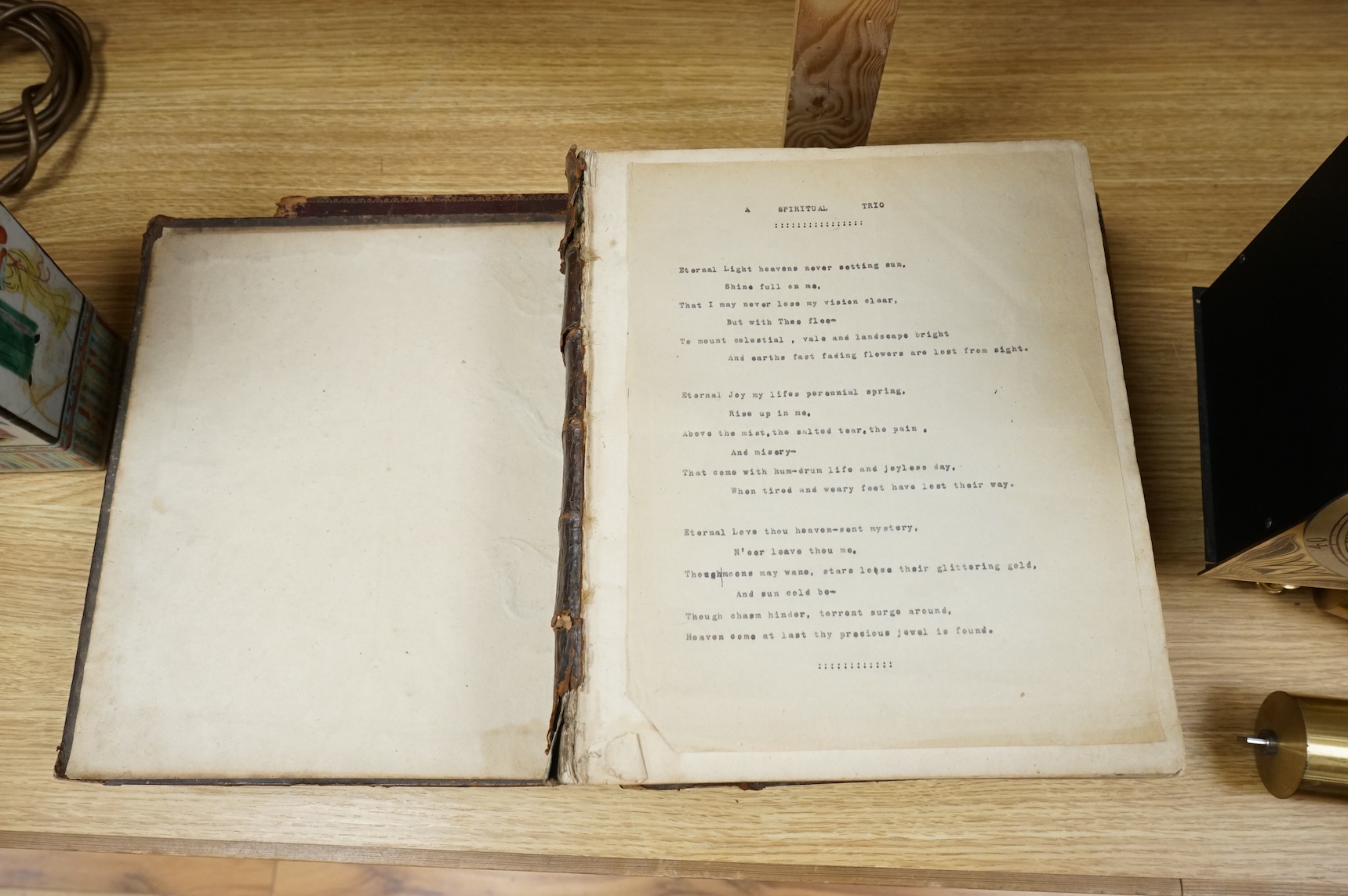 The Holy Bible, or, Divine Treasury ... with the Apocrypha ... and with notes ... contemp. calf (distressed), folio. Kidderminster: printed and published by George Gower, 1804; The Holy Bible, with a Complete Commentary